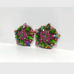 Rainbow Green and Magenta Pasties